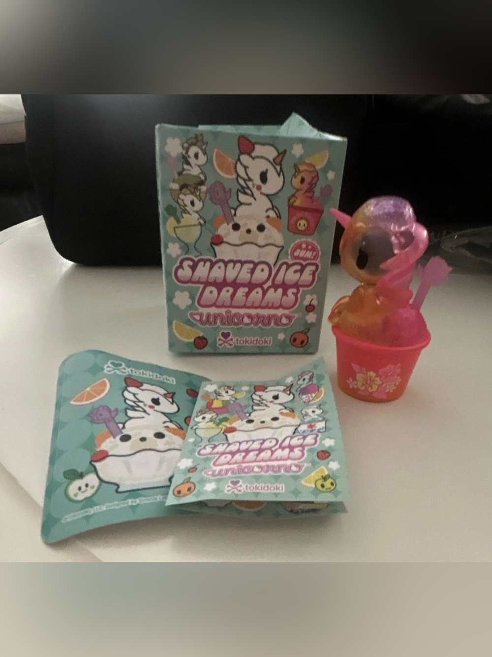 RARE tokidoki SUNSET SHAVED ICE 
UNICORNO  Pink & Orange